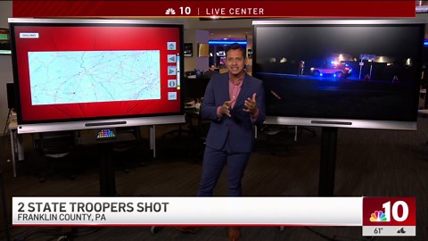 Shootout leaves suspect dead, 2 Pa. state troopers injured