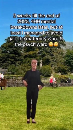 Over 40 Vibes on Instagram: "I’ve had about 400 quiet meltdowns along the way, but hey I stayed out of jail, didn’t end up in the maternity ward, and avoided the psych ward. Small wins, right? If you’re finishing the year the same way, tag your fellow survivor below. We’ll get through this."