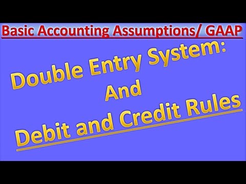 Lecture 1 | Double Entry System | Rules of Debit and Credit