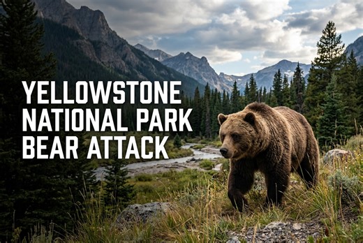 Bear Attack at Yellowstone National Park Injures 2 Hikers Near Old Faithful