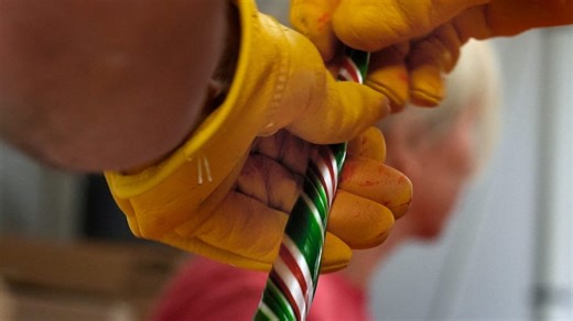 Making 2,400 handmade candy canes: It's a family tradition at Sweenor's Chocolates