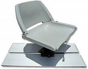 Do-It-Yourself Swivel Fishing Seat Platform for KaBoats and Inflatable Kayaks.