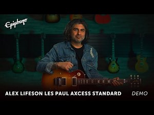 Epiphone Alex Lifeson Les Paul Axcess Standard Demo - The Rush Signature Guitar!