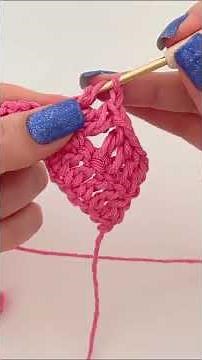 What an amazing and easy CROCHET stitch for RUGS and runners