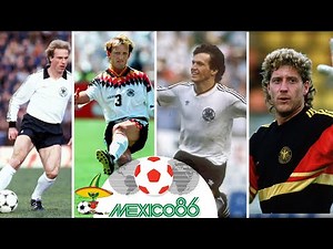 Germany National Team Squad Then and Now World Cup 1986 | Mexico 86