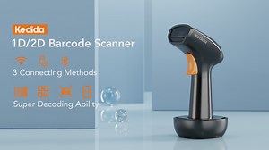 Watch 2D Wireless Barcode Scanner with Charging Cradle on Amazon Live
