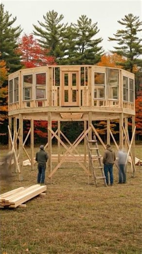The Ultimate Elevated Hunting Cabin 🌲🦌