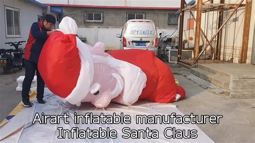 Inflatable Airplane,Hanging Use Inflatable Santa Claus Plane for Christmas Indoor,Cartoon Plane Inflatables