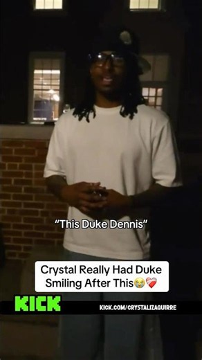 Crystal had Duke Dennis SMILING at Streamer University 🥰🥹