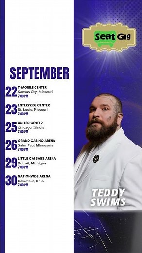 Teddy Swims Tour 2026 - #teddyswims #soulmusic