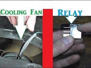 Acura TL Radiator Cooling Fan Motor and Relay Testing and Replacement