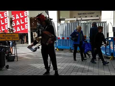 One Man Band Street Performer - Liverpool