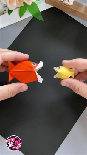 Easy Origami Fish Craft 🐟 | Cute Paper Fish DIY for Kids