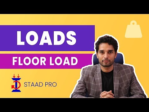 Floor Loads in STAAD Pro | STAAD Pro for Beginners