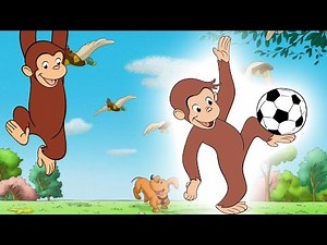 Jorge el Curioso, en Español, Jorge mini golf Soccer, juego, FuntasticGames4kids