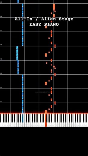 All-In / Alien Stage EASY PIANO 3/3 #piano #alienstage