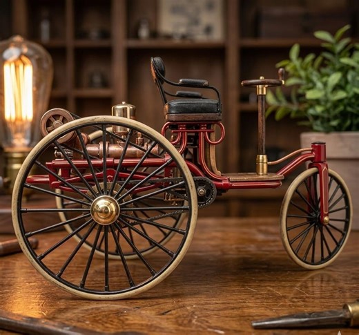 1886 Benz Patent Motorwagen Replica | Metal Alloy Classic Car Model - Etsy