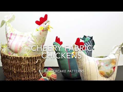 Cheery Fabric Chicken