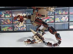 LEGO Hungarian Horntail Upgrade - LEGO Harry Potter set 76406 modificado