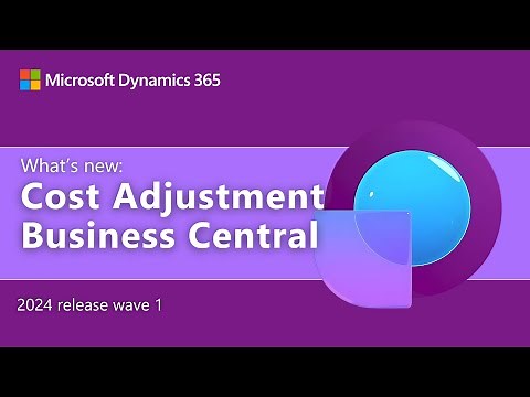 What's new: Cost Adjustment
