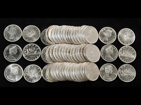 my entire canadian silver dollar collection