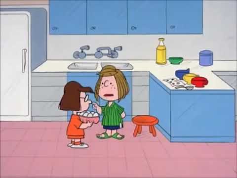 Coloring Eggs - Peppermint Patty & Marcy - It’s The Easter Beagle, Charlie Brown