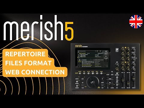 Merish 5 - repertoire management, files format and WEB connection