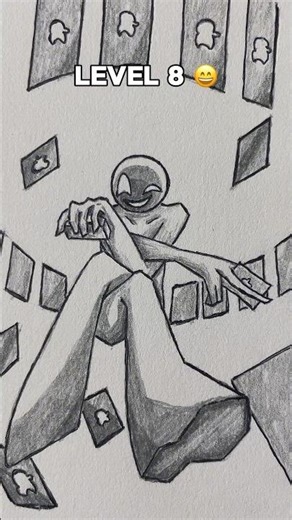 How to Draw Stickman in Different Levels Part 6 ✨