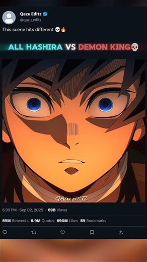 Hashira’s Reaction to Muzan 💀🔥| #shortsfeed #demonslayer