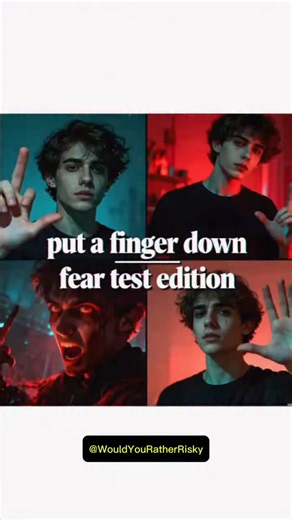 How many fingers did you put down? 🤔#wouldyouratherrisky #putafingerdownchallenge #putafingerdown #putafingerdownif #fingerdown #fingerdownchallenge #fear #fypage #foryou #foryoupage #fy #viral #viraltiktok #wouldyoudothis #questionsigetasked #answeringquestions #thisorthat #funny #funnyquestions #longervideos #1min #fyp #reels | Wouldyouratherrisky