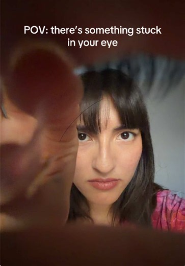POV: there’s something stuck in your eye. I’m a little late to the eyelash trend lol #asmr #roleplay #personalattention #visualasmr #sleep