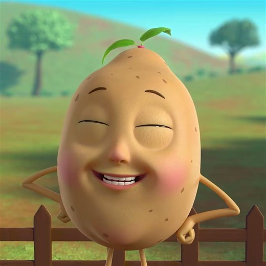 One Potato, Two Potatoes | Count Potatoes! | Fun For Kids TV Nursery Rhymes #shorts