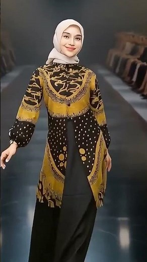 Affordable Cotton Batik Gamis for Eid and Weddings Padma Motif #batikgamis