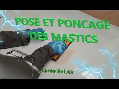 Technique de pose du mastic - Technique de ponçage du mastic