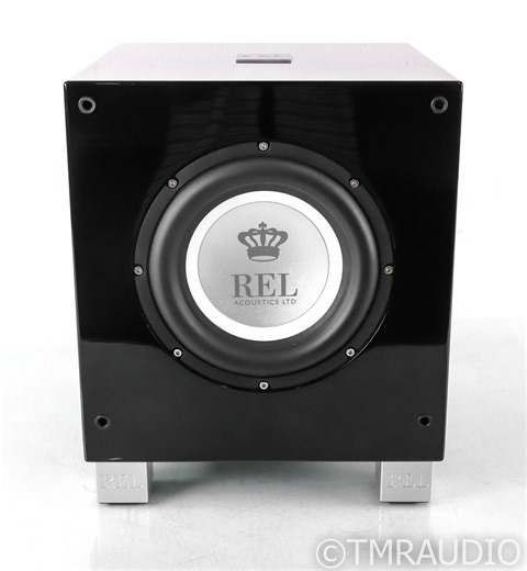 REL T/7i 8" Powered Subwoofer; T7i; Gloss Black