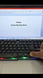 Delete letters and Words #viral #foryou #tricks #tips | Seerat Online Academy - سیرت آنلاين اکاډمي