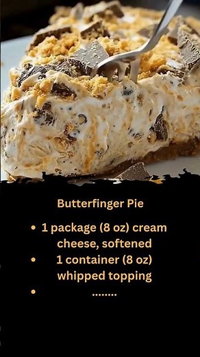 Butterfinger Pie recipe