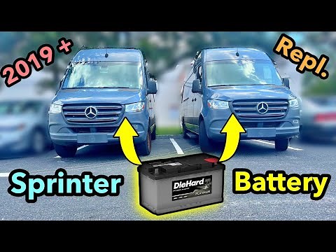 How To | 2019 + | Mercedes Sprinter | Battery Replacement |