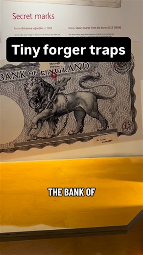The Bank of England created special hidden features to stop forgery in the 1950s. Here are three examples.#banknotes #forgery #counterfeit @boemuseum | City Tours - The London Spy