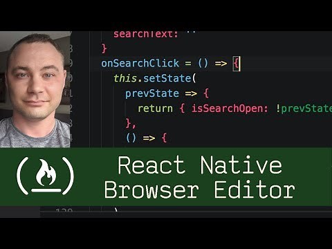 React Native Browser Editor (P8D1) - Live Coding with Jesse