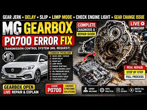 MG Gearbox Problem P0700 FIX LIVE | Transmission Open & Full Repair Guide | Hidden Fault Revealed