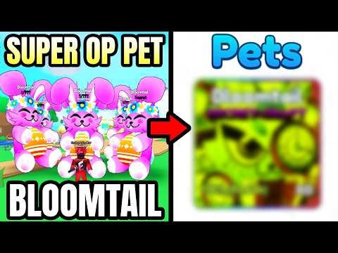 I CRAFTED The Most OVERPOWERED Bloomtail Secret Pet in Tap Simulator (Roblox)