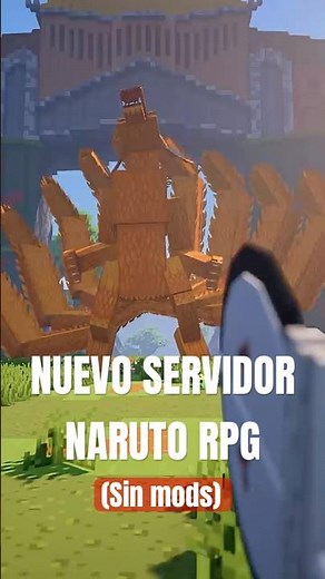 NUEVO SERVIDOR DE NARUTO MINECRAFT - NarutoRPG #minecraft #naruto #servidoresdeminecraft #mmorpg