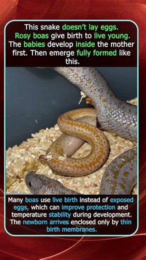 This Snake Gives Birth Instead Of Laying Eggs