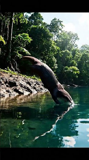 Amazon Rainforest 4K – Night Ambience, Deep Jungle & Calm Rivers (Part 1) #Shorts