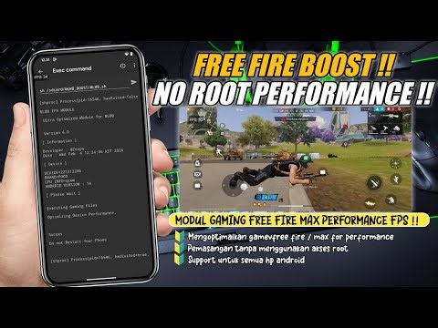 Update modul gaming performance free fire max non root universal all android