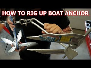 HOW TO TIE A BOAT ANCHOR (Setting up anchors for Jon Boat)