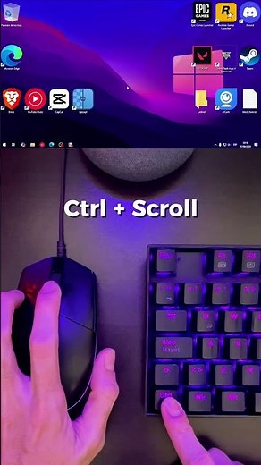 🚀 Cambia el tamaño de los iconos 🖥️💻 - PC Tips #9 ... #ladinoit #ladino #pc #trucospc