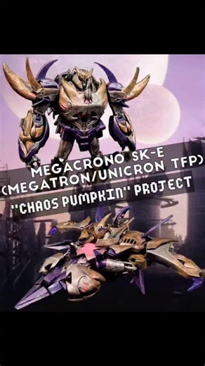 SUIKATFC on Instagram: "MEGACRONO (UNICRON/MEGATRON TFP) SK-E CUSTOM, PROJECT "CHAOS PUMPKIN" Hello friends, I'm Suika and... today I want to show you this customization I did of MEGACRONO from TRANSFORMERS PRIME PREDACONS RISING. I modified an APC toys Megacrono to make it look like the one in the movie, and I made all the accessories from scratch, as well as adding new parts for the alternate mode. I hope you like it #transformers #transformersfigures #transformersphotography #custom #transfor
