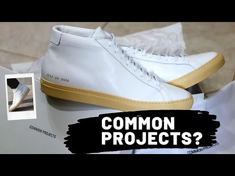 UNBOXING: Common Projects Achilles Mid Vintage Sole |【Honest Reviews】| David Cheng